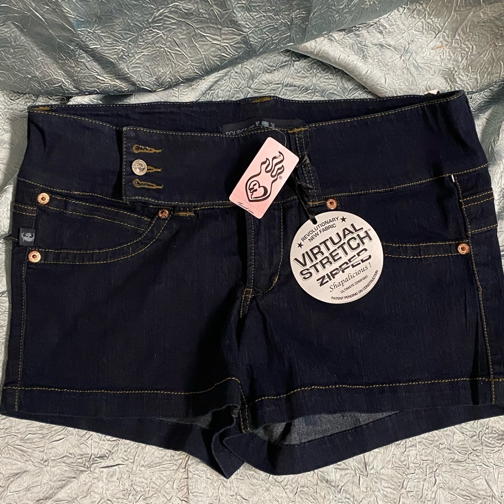 Womens torrid Source of wisdom jean shorts